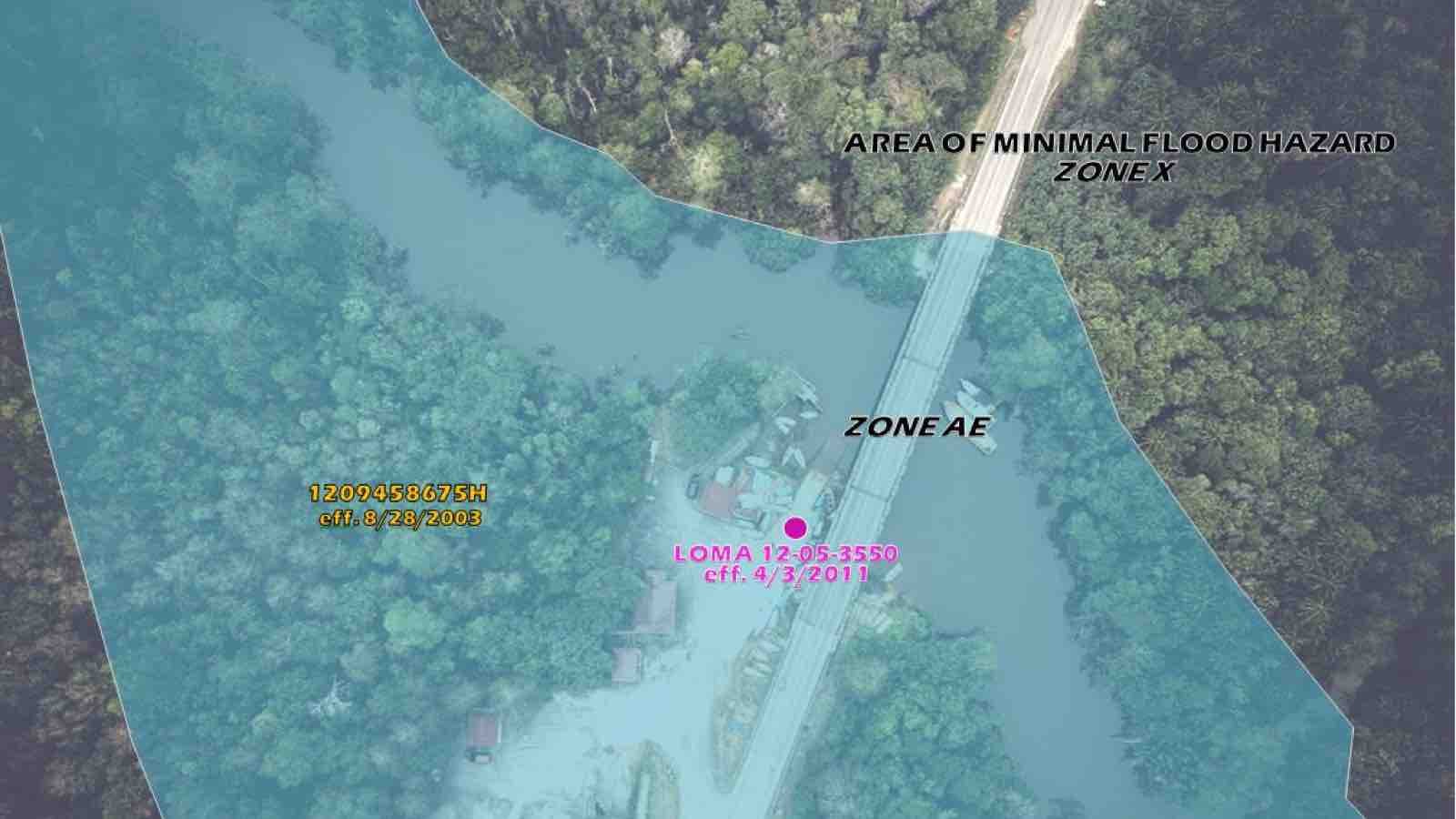 Flood map