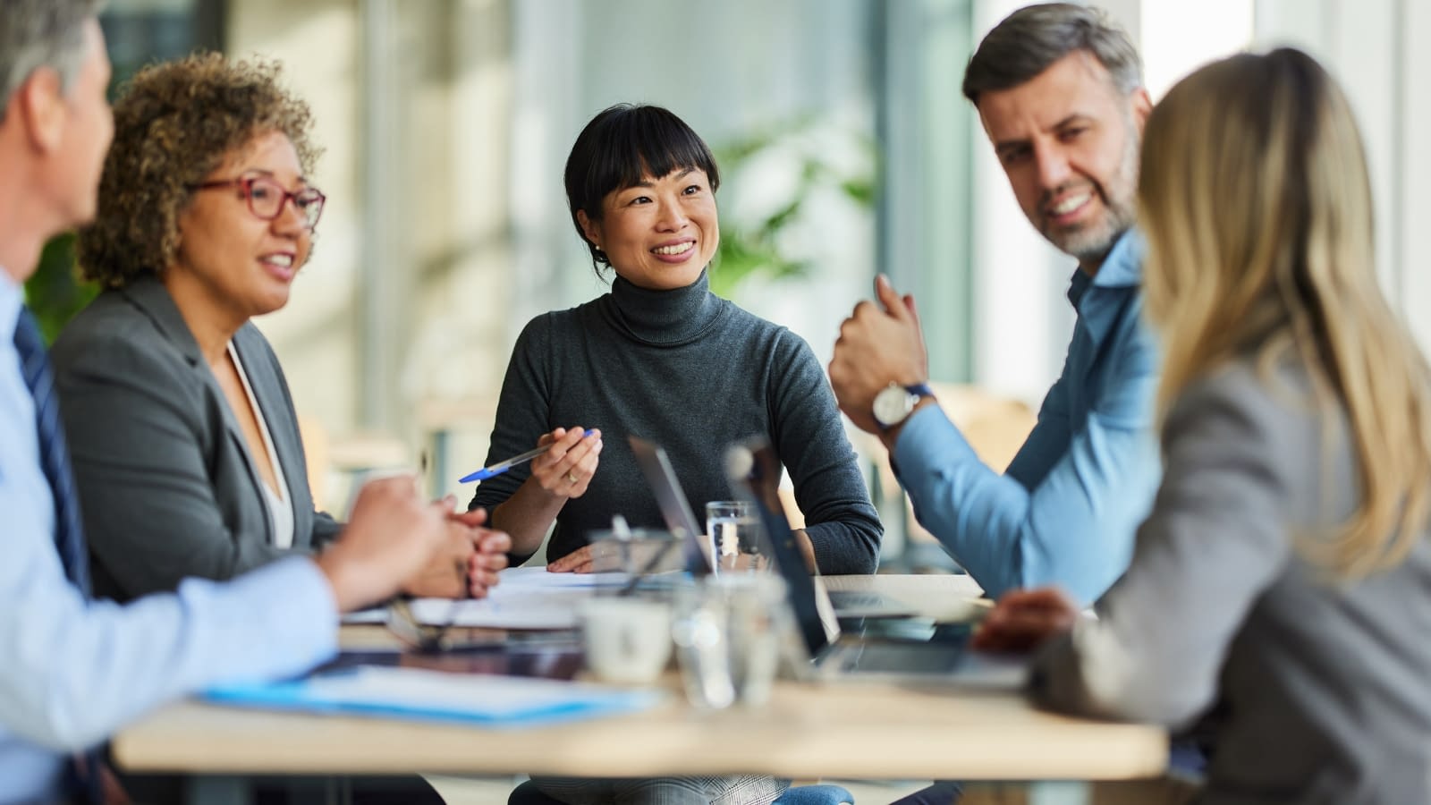 June 13 blog Diverse group of employees having a meeting