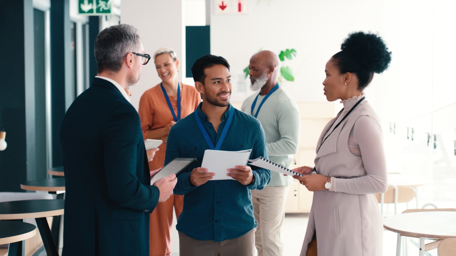 Feb 13 blog Employees socializing at office