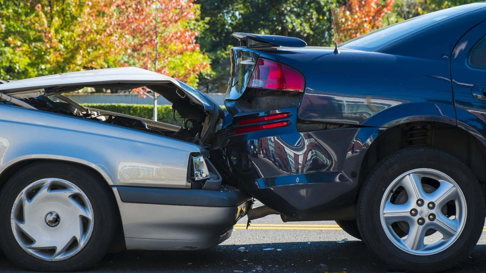 Rear-ending car accident