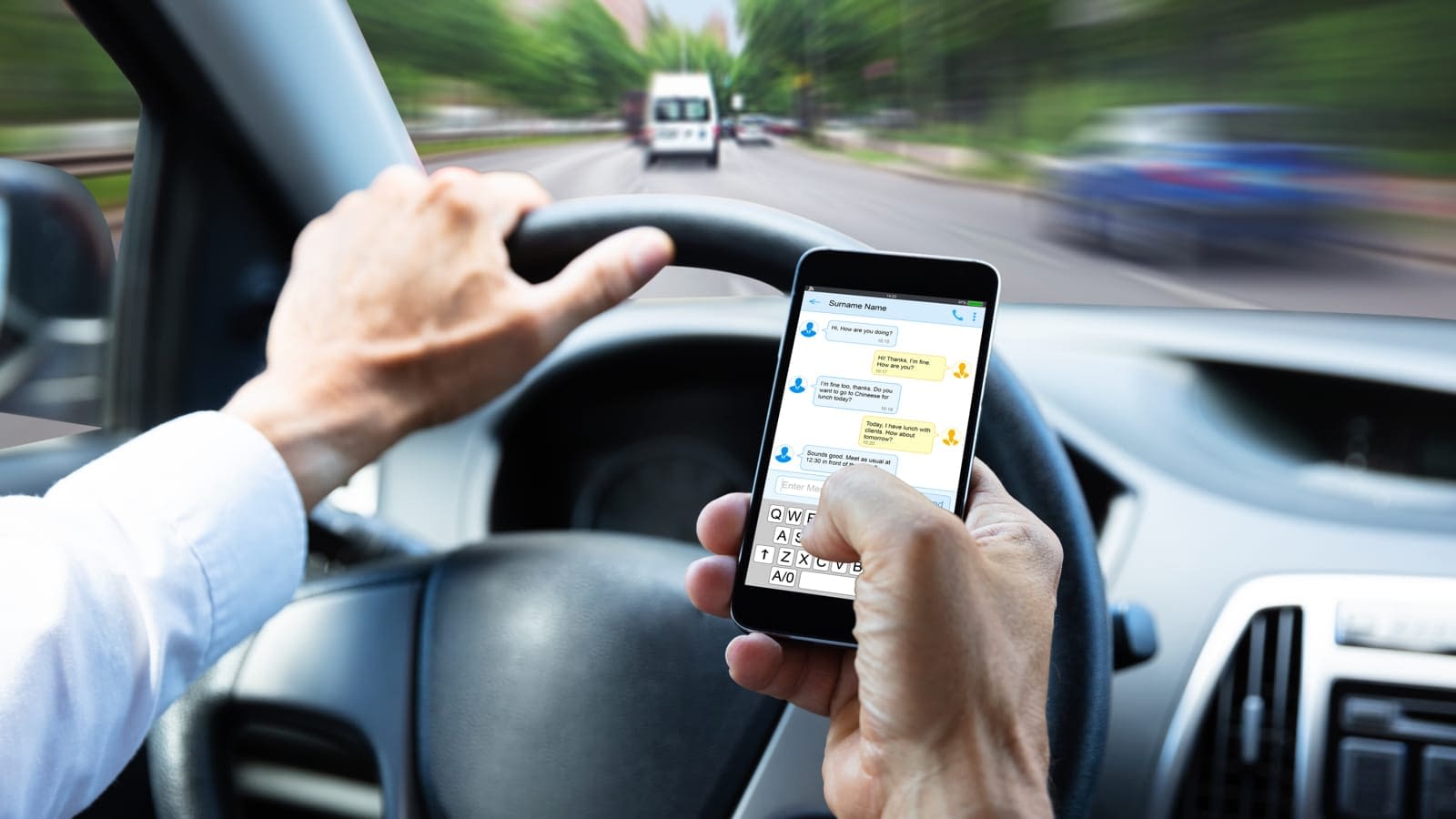 Text Drive Distracted driving