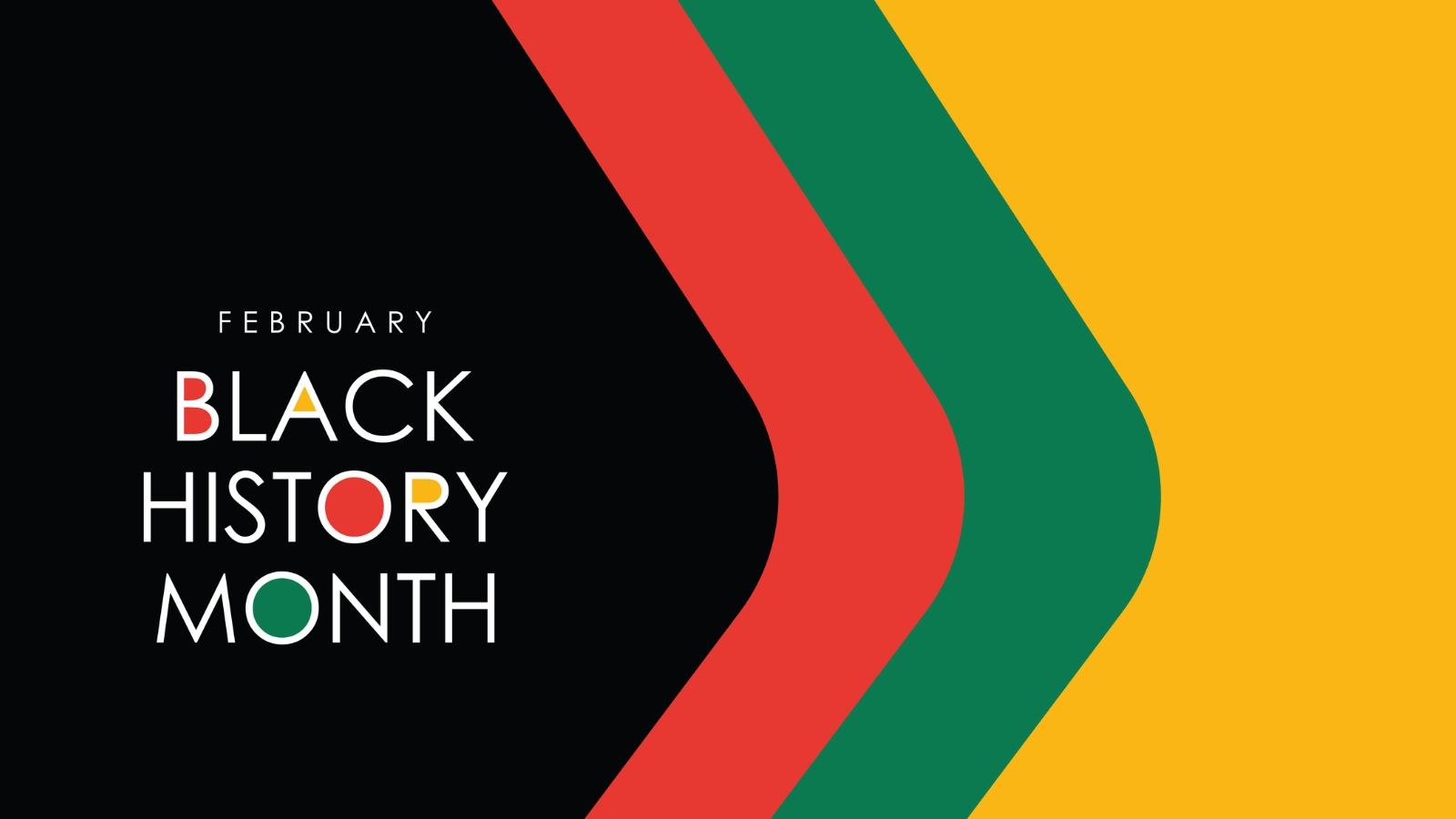 Poster honoring Black History Month.