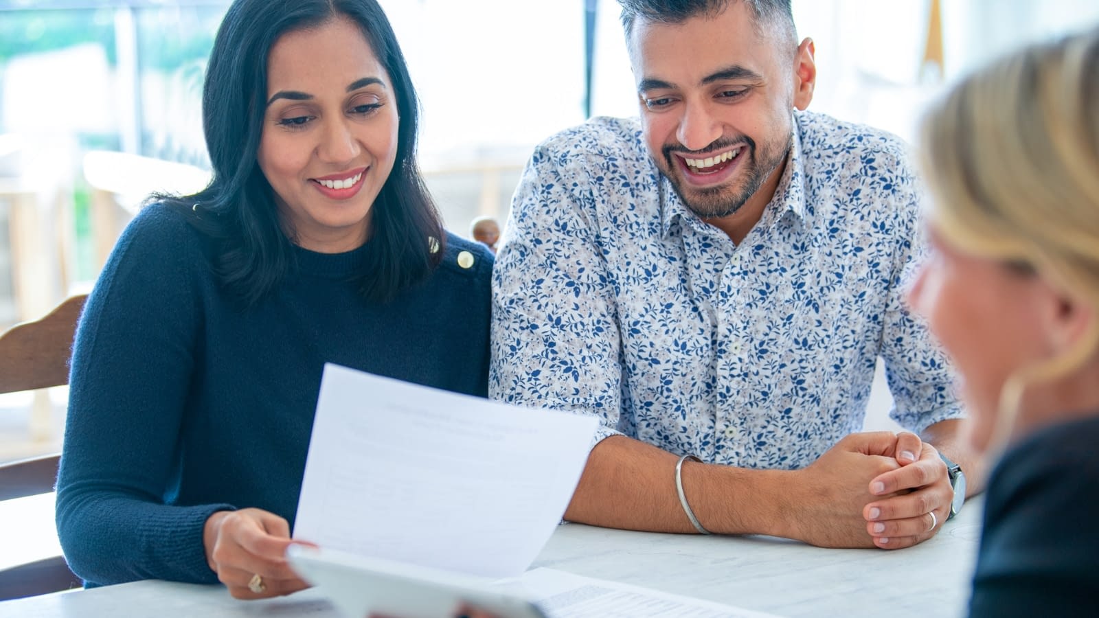 April 22 blog Couple reviewing life insurance options together