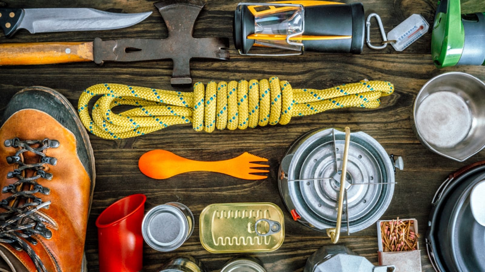 camping-hacks-large Arrangement of camping gear