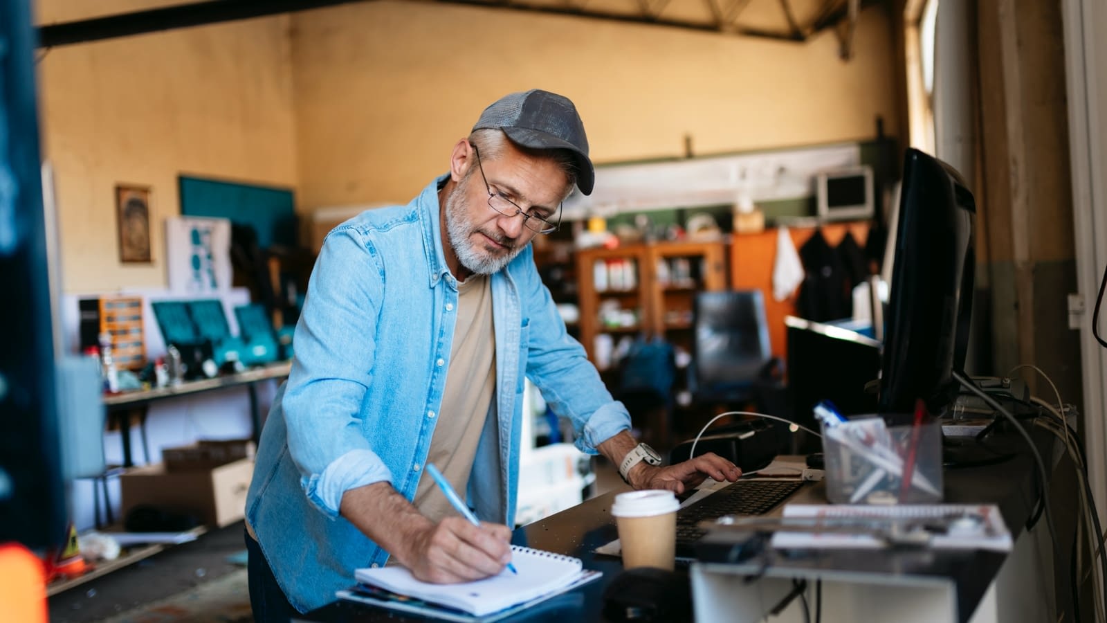 March 4 blog Business owner doing paperwork