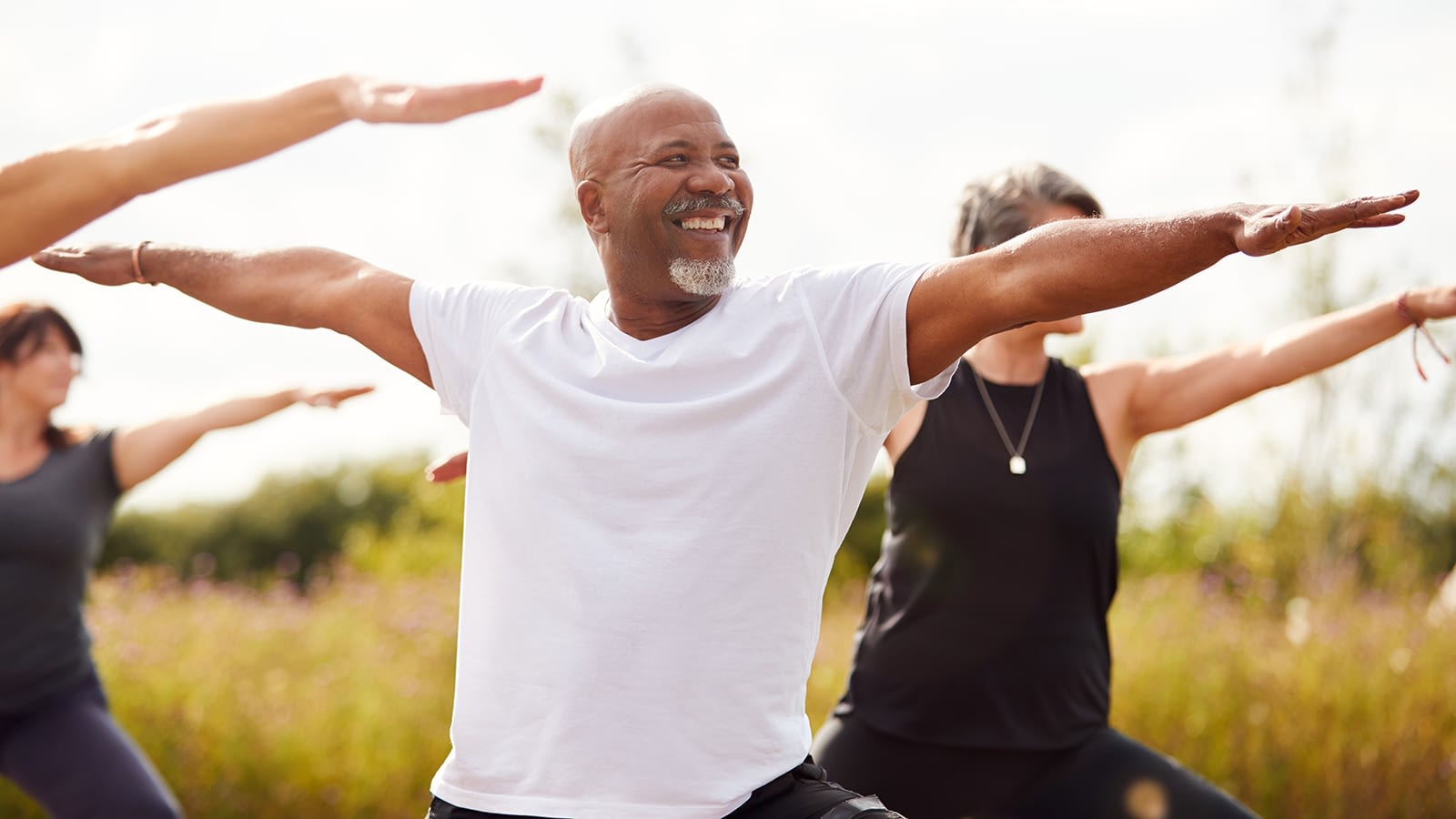 Group of People Exercising