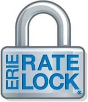 ERIE Rate Lock Logo