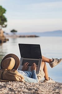 Business Man on Vacation