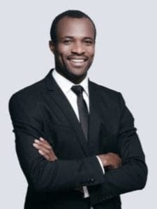 african american executive in suit