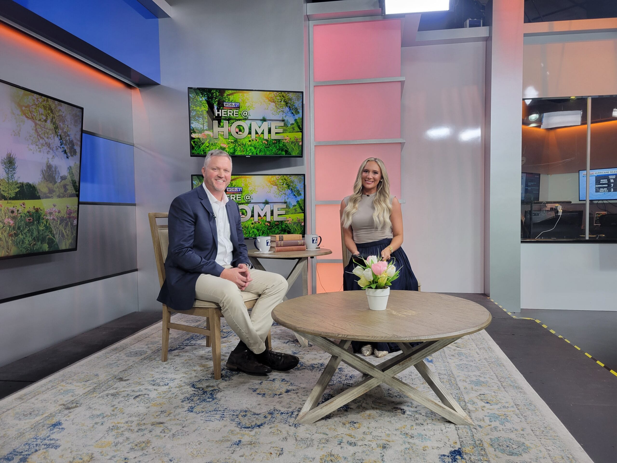 Scottie Wyatt on WDBJ7 News Set