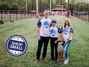Family Photo at Ball Field