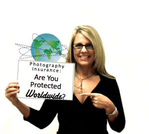 photography insurance sign with karen