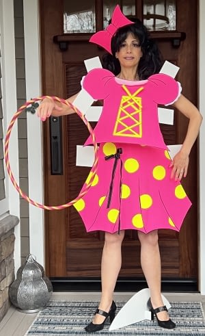 Kelli - Paper Cut Out Doll 2023 Dressed for Charity