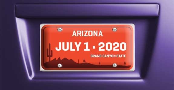 Arizona License Plate