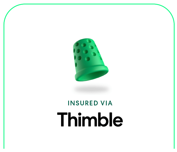 Thimble graphic and logo