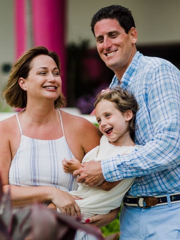 Berton Brown with Family