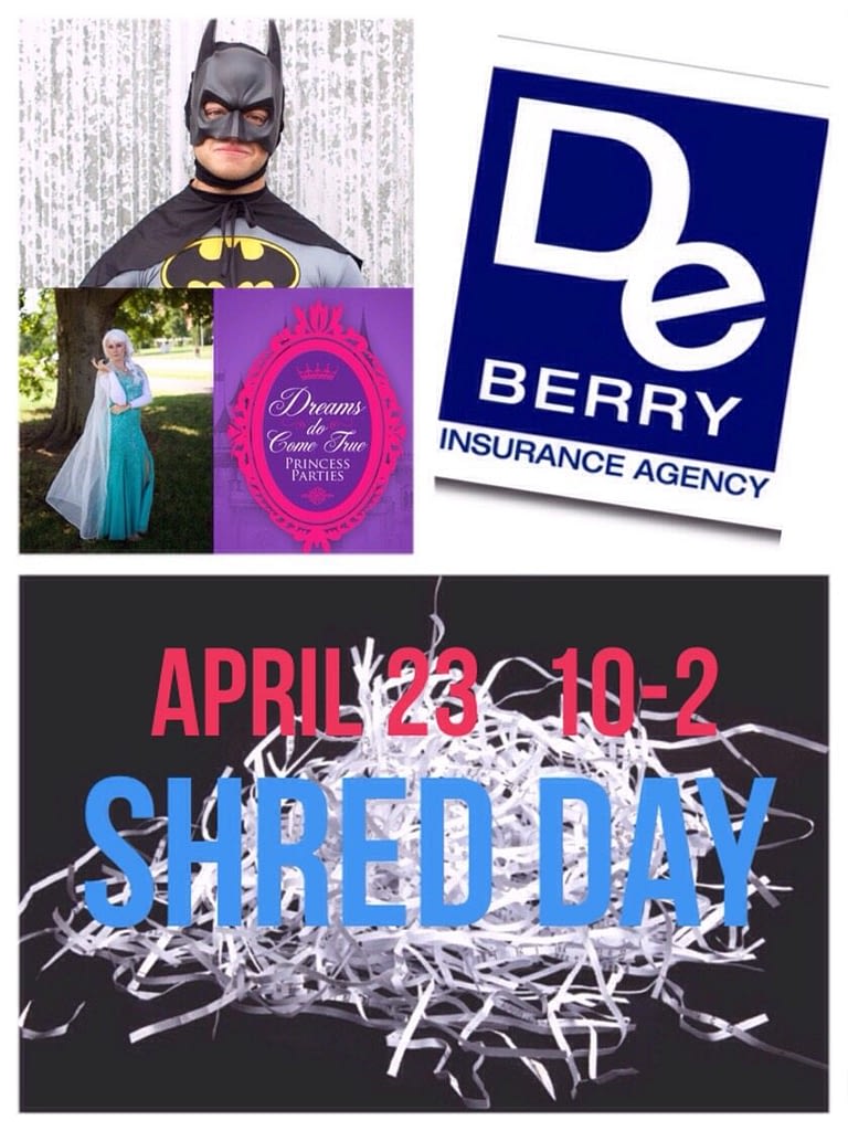 Free Shred Day Event April 23rd