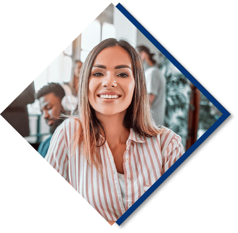 Smiling female businesswoman