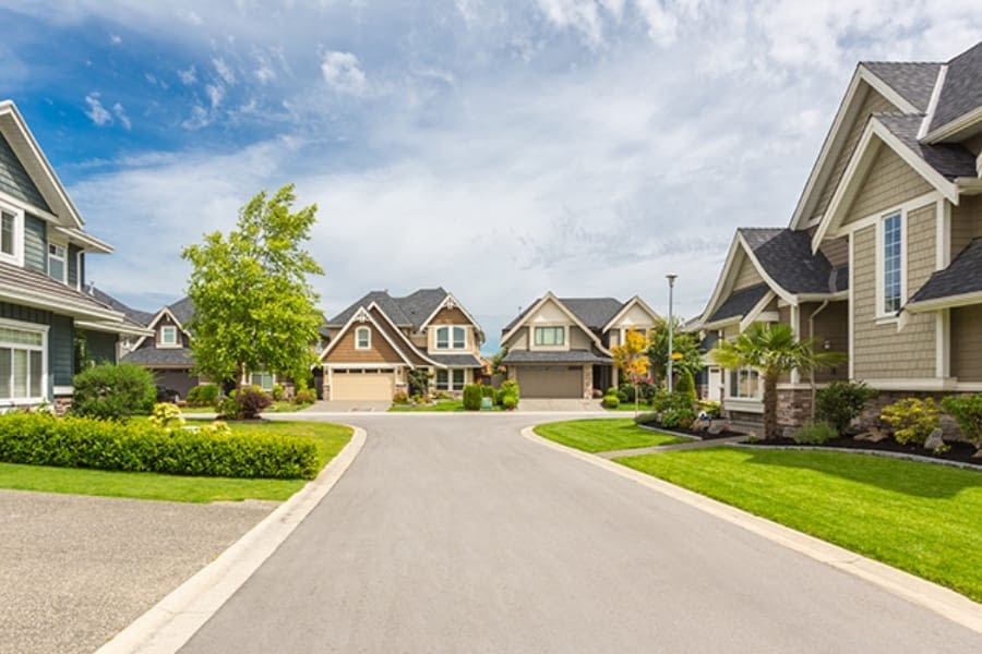 Adjusters Our Housing Process homes in a neighborhood