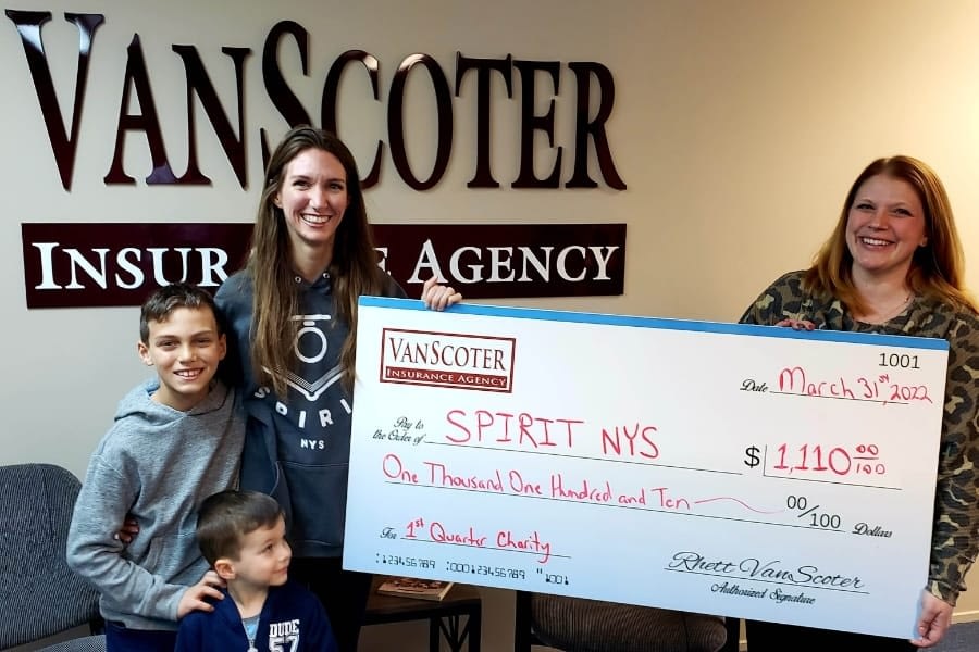 Spirit NYS Check and Charity Representatives