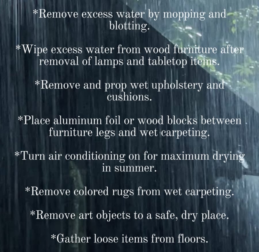 Servpro Tips on flooding 2 Massey flooding tips