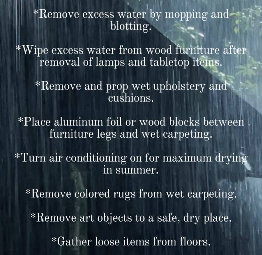 Massey flooding tips