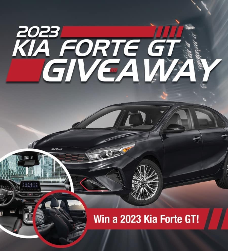 2023 Kia Forte GT Giveaway Graphic