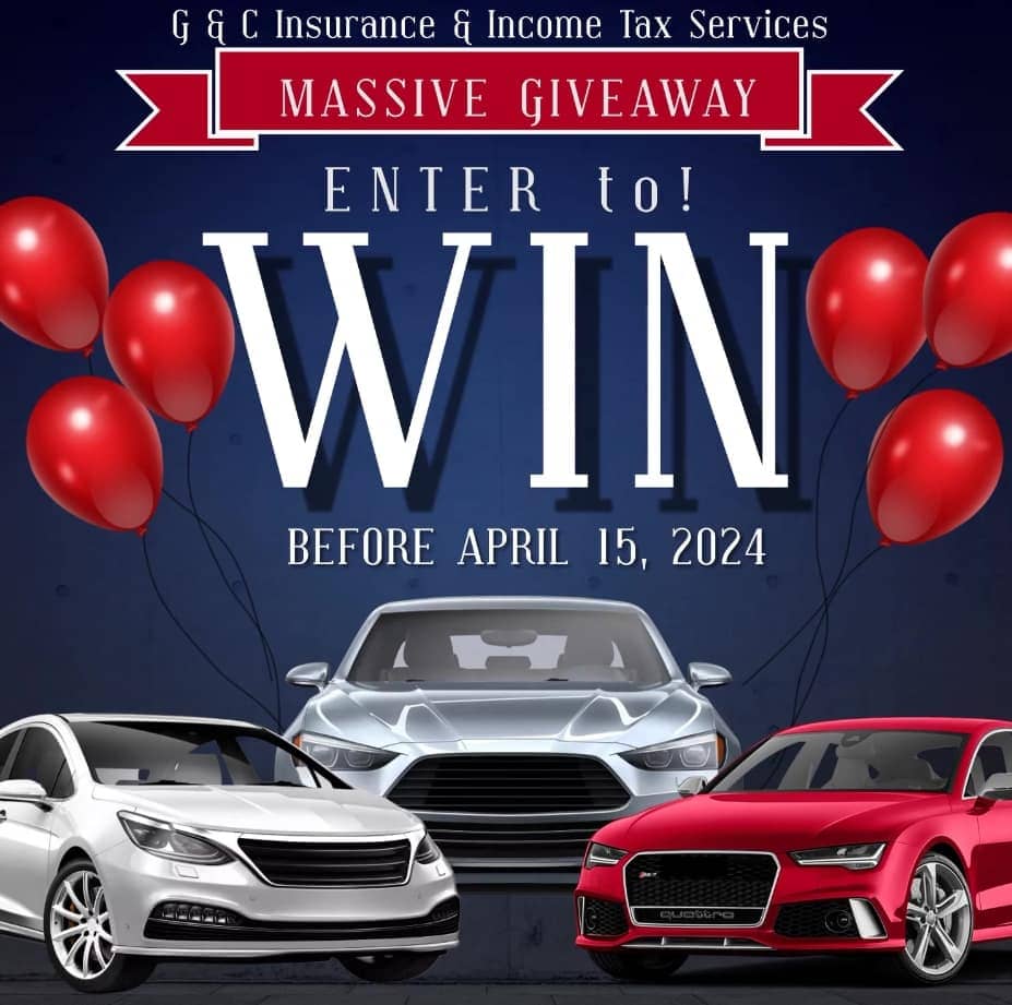 Car Giveaway G & C Insurance & Taxes Services