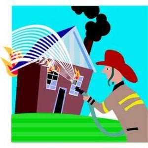 House Fire Cartoon