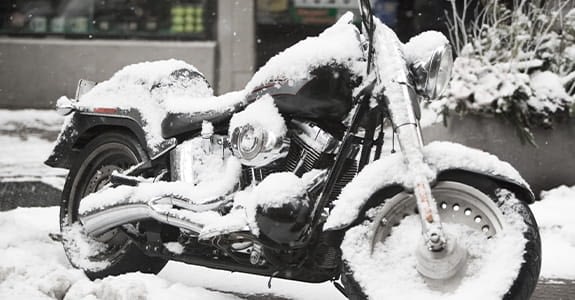 Preparing for winter motorcycle riding hazards