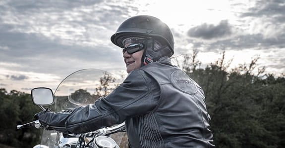 Riding a motorcycle can improve your mental health