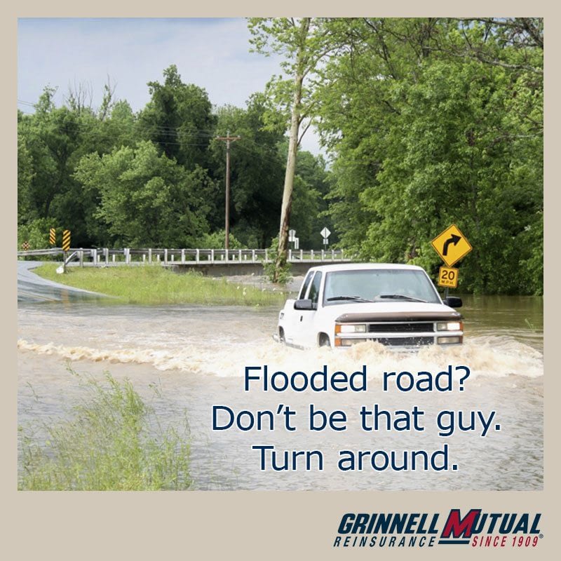 Driving Through Flood Waters - A Risk Not Worth Taking!