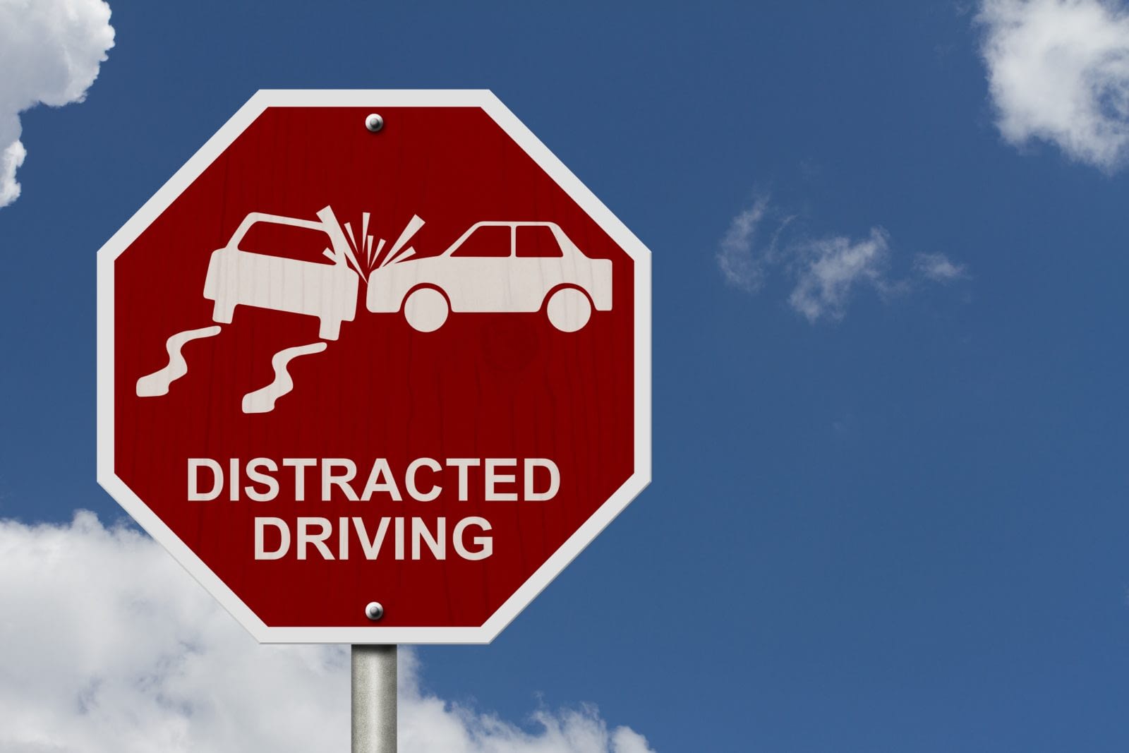 Distracted driving causes accidents.